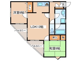 マンション・アルカディアの物件間取画像